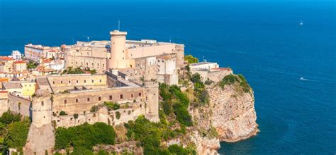 Aragonese-Angevine Castle, Gaeta, Italy Stock Image - Image of military, famous: 70060745