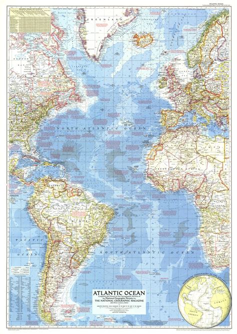 Detailed Map Of Atlantic Ocean With Cities - Gambaran
