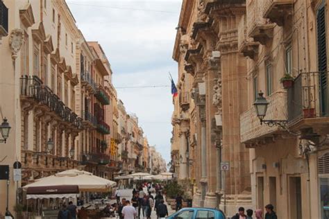 Trapani, Sicily; with an interesting old town and lively harbour