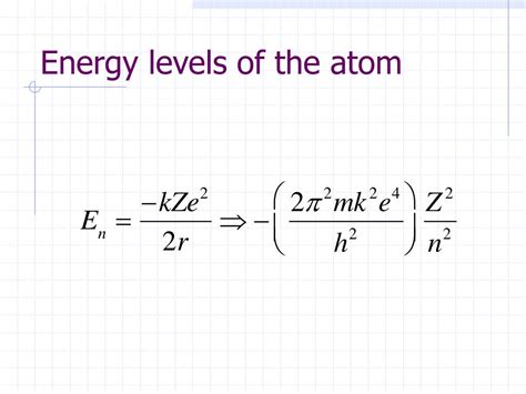 PPT - Derivation of the Rydberg Constant PowerPoint Presentation, free ...