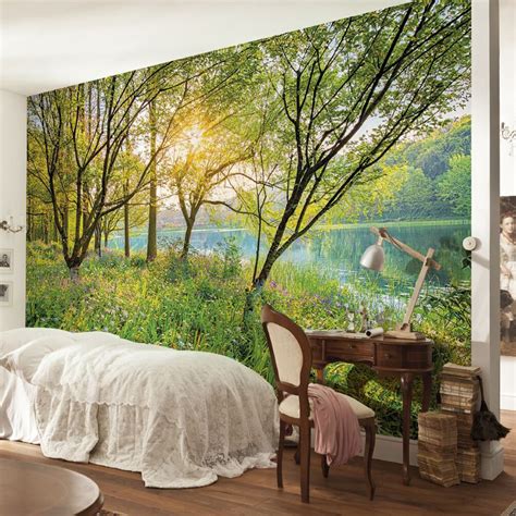 Brewster Home Fashions Komar Spring Lake Wall Mural & Reviews | Wayfair