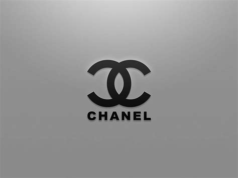 Download Black And Gray Chanel Logo Wallpaper | Wallpapers.com
