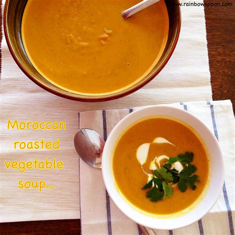 Moroccan Roasted Vegetable Soup - Soul Spices Kitchen