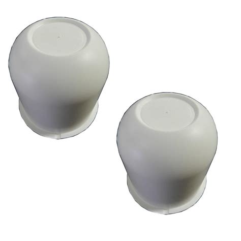 (2) White Hub Center Cap 3.125" Travel Camper Trailer Truck Cover Rim Hubcap - Walmart.com ...