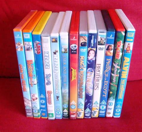 13 DVDS ICE Age,Robots,Garfield,Lego movie,Magic roundabout,Kung, Job lot/bundle £8.99 - PicClick UK