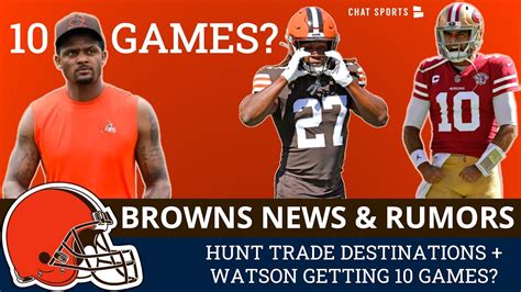 Browns Rumors: LATEST Deshaun Watson Rumors + Trade Kareem Hunt For ...