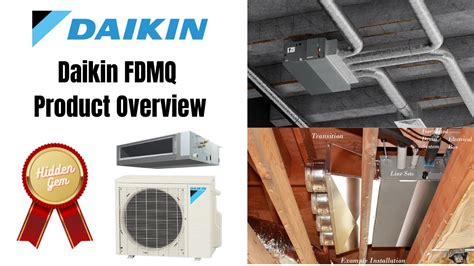 Daikin FDMQ Ducted Ductless Mini Split Overview - YouTube