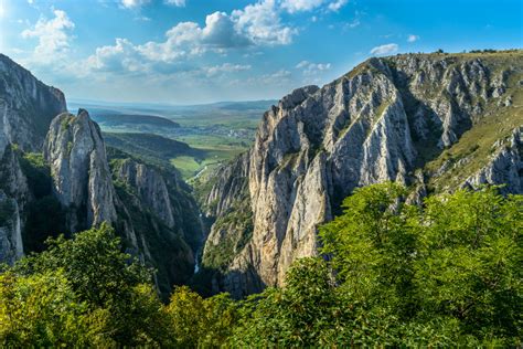 Turda gorge, top view, Romania