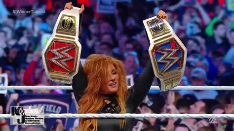 Becky Lynch Became First Women's Double Champion at WrestleMania 35