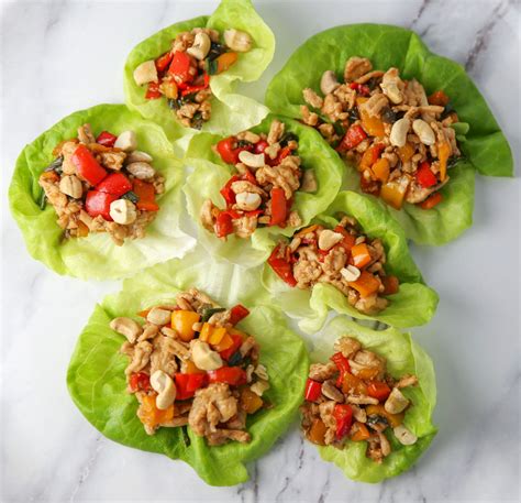 Asian Chicken Lettuce Wraps - Tastefulventure