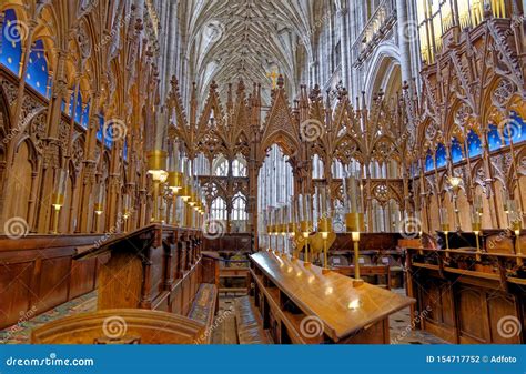 Interior of Winchester Cathedral Editorial Photography - Image of ...