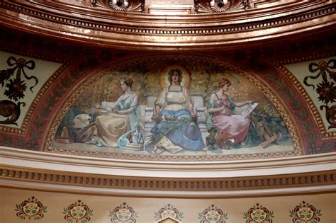 Kansas State Capitol - Online tour - Dome murals - Kansas Historical Society