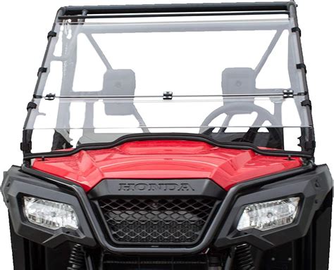 Amazon.com: Clearly Tough Honda Pioneer 500 / 520 Windshield - Full Folding - Lexan MR10 ...