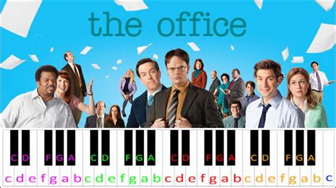 The Office Theme (Easy Version) | Piano Letter Notes