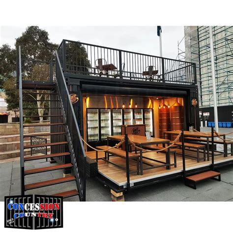 Luxury Shipping Container Bar Kitchen Cafe Container Coffee Shop 20FT ...