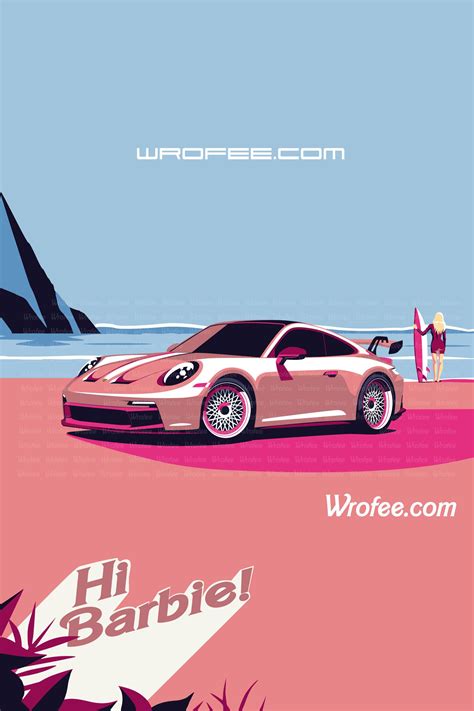 Porsche GT3 Barbie Edition | Porsche gt3, Porsche, Car prints