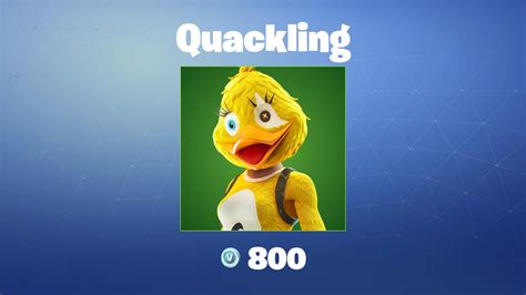 Quackling | Fortnite Outfit/Skin - YouTube