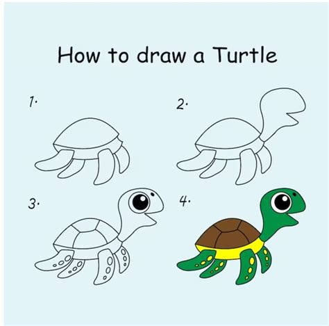 Turtle Drawing Tips: Techniques for Beginners | The Artchi