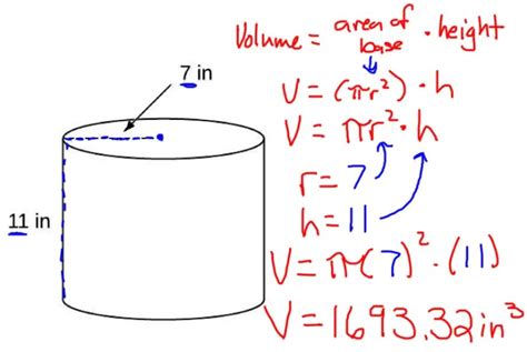 How to find the Volume of a Cylinder A Quick Explanation Mathcation