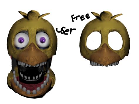 Withered Chica Head Down by Spring-o-bonnie on DeviantArt