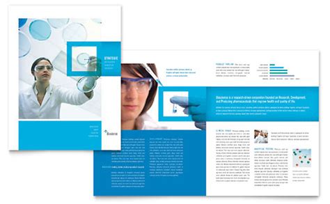 Pharmacy School Brochure Template - Word & Publisher