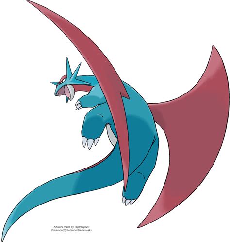 Salamence by TkptVN on DeviantArt | Pokemon dragon, Pokemon art, Pokémon species