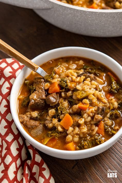 Hearty Beef and Barley Stew | Slimming Eats Recipes