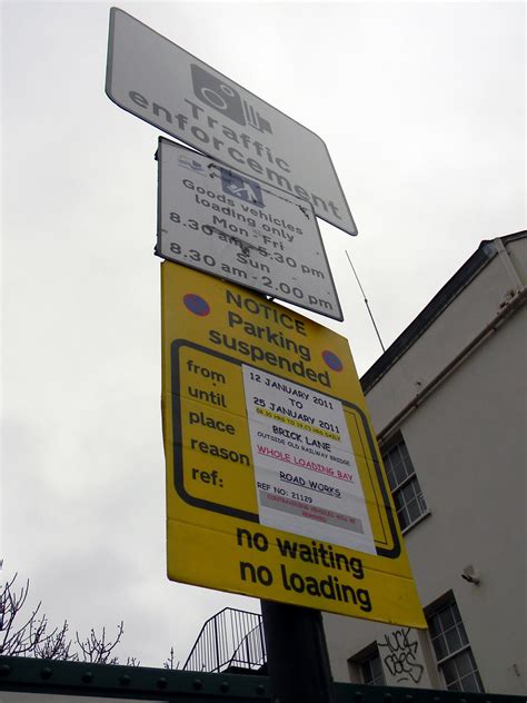 traffic enforcement signs Brick lane London 16th January 2… | Flickr