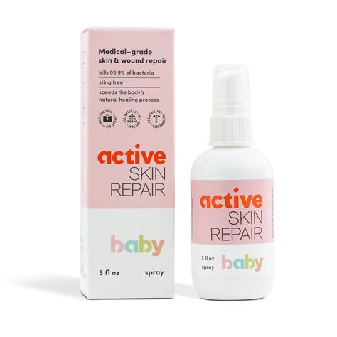 Active Skin Repair Baby Spray - Non-Toxic and Natural First Aid Baby ...