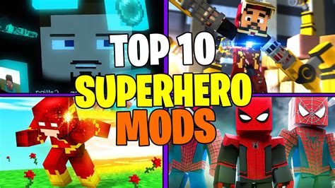 Top 10 Best Superhero Mods in Minecraft! | minecraft - YouTube