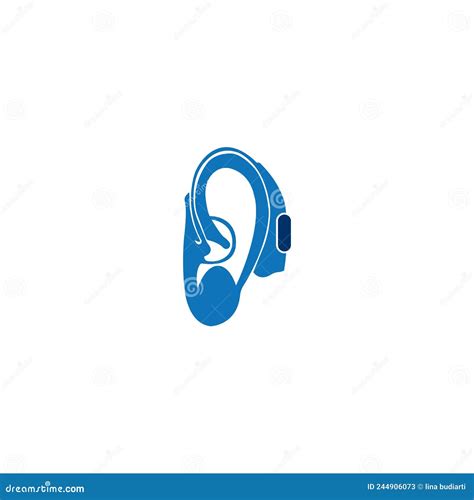 Hearing aid icon stock vector. Illustration of people - 244906073