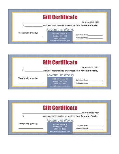 Target Printable Gift Certificates - Free Printable Templates