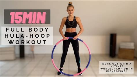 15 min Hula - Hoop workout // Full body // with music // no talking ...