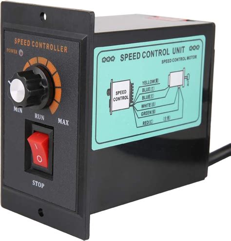 AC 220V 50/60Hz Control de velocidad del motor CA de una sola fase regulador de velocidad del ...