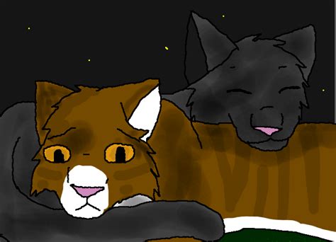 Leafpool and Crowfeather by duskingxwarrior on DeviantArt