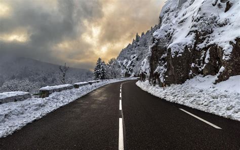 Snow Road Wallpapers - Top Free Snow Road Backgrounds - WallpaperAccess