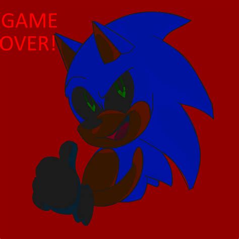 Sonic.exe Game Over! by RaymesisTheArtist on DeviantArt