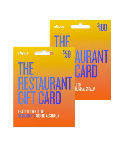 The Restaurant Card – TCN Choice Cards