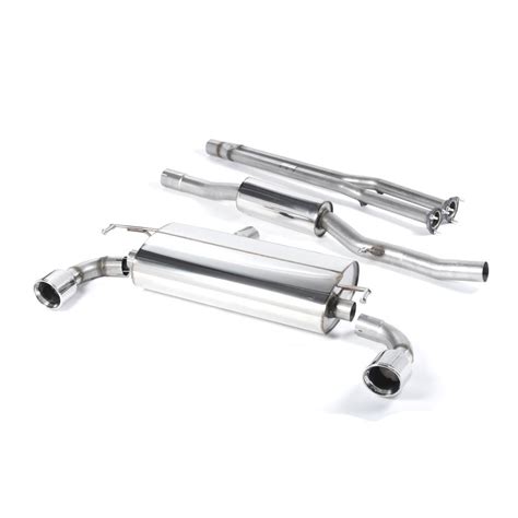 Milltek Sport Volkswagen MK4 R32 Cat-Back Exhaust System - Resonated - Dual 100mm Polished Jet Tips