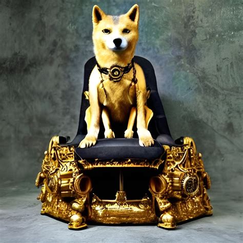 King Doge sittong on his Golden throne (AI generated) | /r/dogelore ...