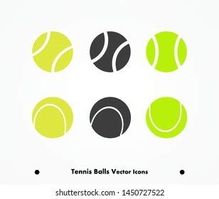 Tennis Balls Silhouette Vector Illustration Stock Vector (Royalty Free ...