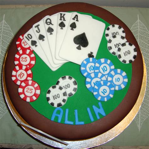 Sugar Butter Baby: All In! Poker Cake