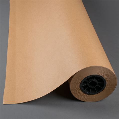 36'' x 300' 64# Brown Paper Roll Table Cover