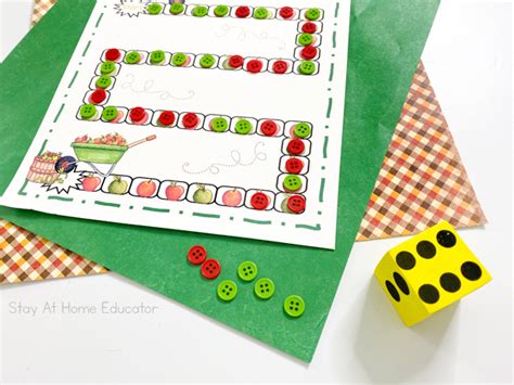 Apple Counting Activities for Preschoolers - Stay At Home Educator