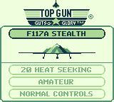 Screenshot of Top Gun: Guts & Glory (Game Boy, 1993) - MobyGames