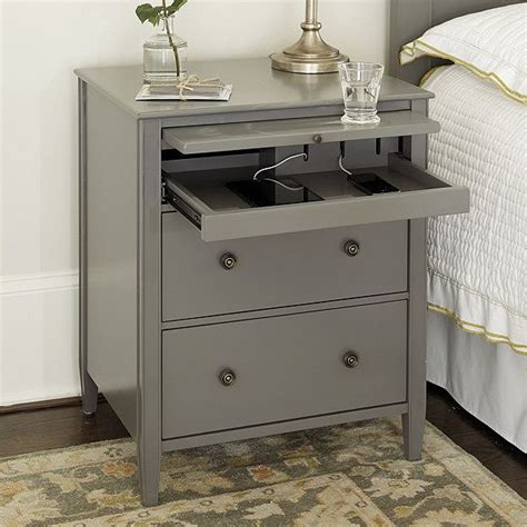 Sidney Side Table with Charging Station | Ballard Designs | Bedroom ...