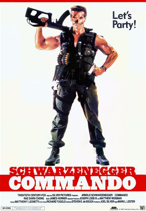 Poster «Commando» (1985) Arnold Schwarzenegger as Colonel John Matrix ...