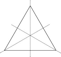 An equilateral triangle has lines of symm toppr.com