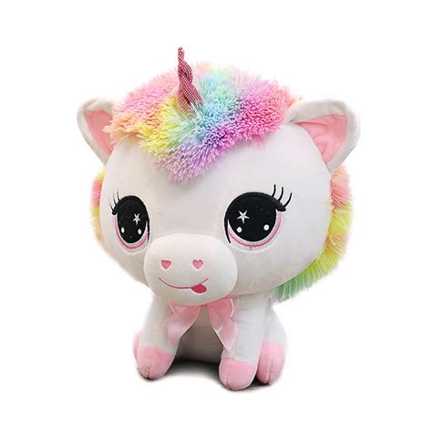 35cm Unicorn Plush Toy Rainbow Unicorn Plush Doll Soft Stuffed Animals Kawaii Baby Kids Toys for ...