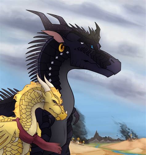 Darkstalker and Qibli [WoF] by Lamp-P0st on DeviantArt | Wings of fire dragons, Wings of fire ...